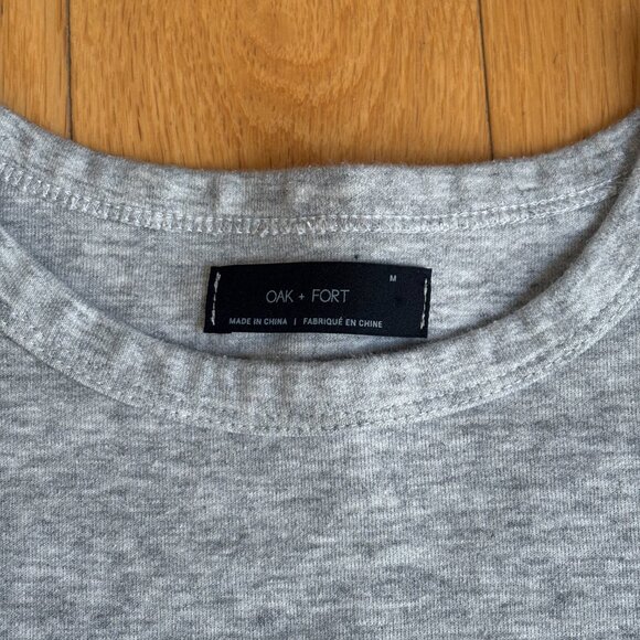 Oak + Fort Crewneck Oversized Sweatshirt M - Picture 3 of 4